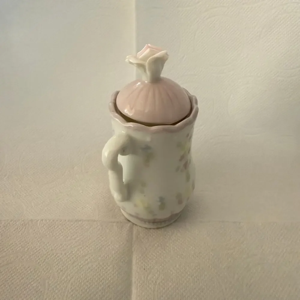 Precious Moments 1995 Porcelain Teapot Spice Jar for Coriander